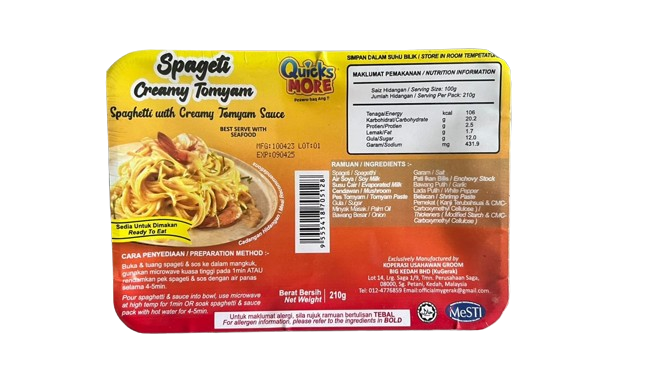 QuicksMORE Spageti Creamy Tomyam