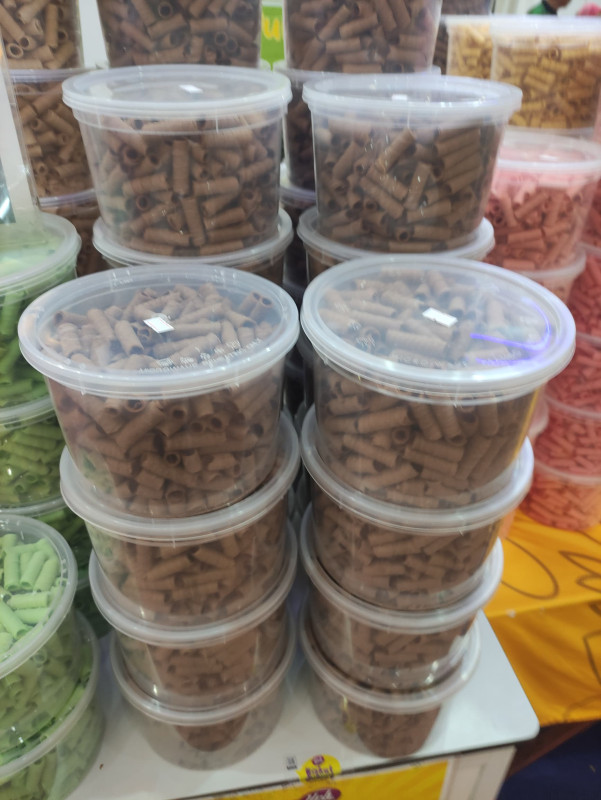 Biskut Gulung Coklat