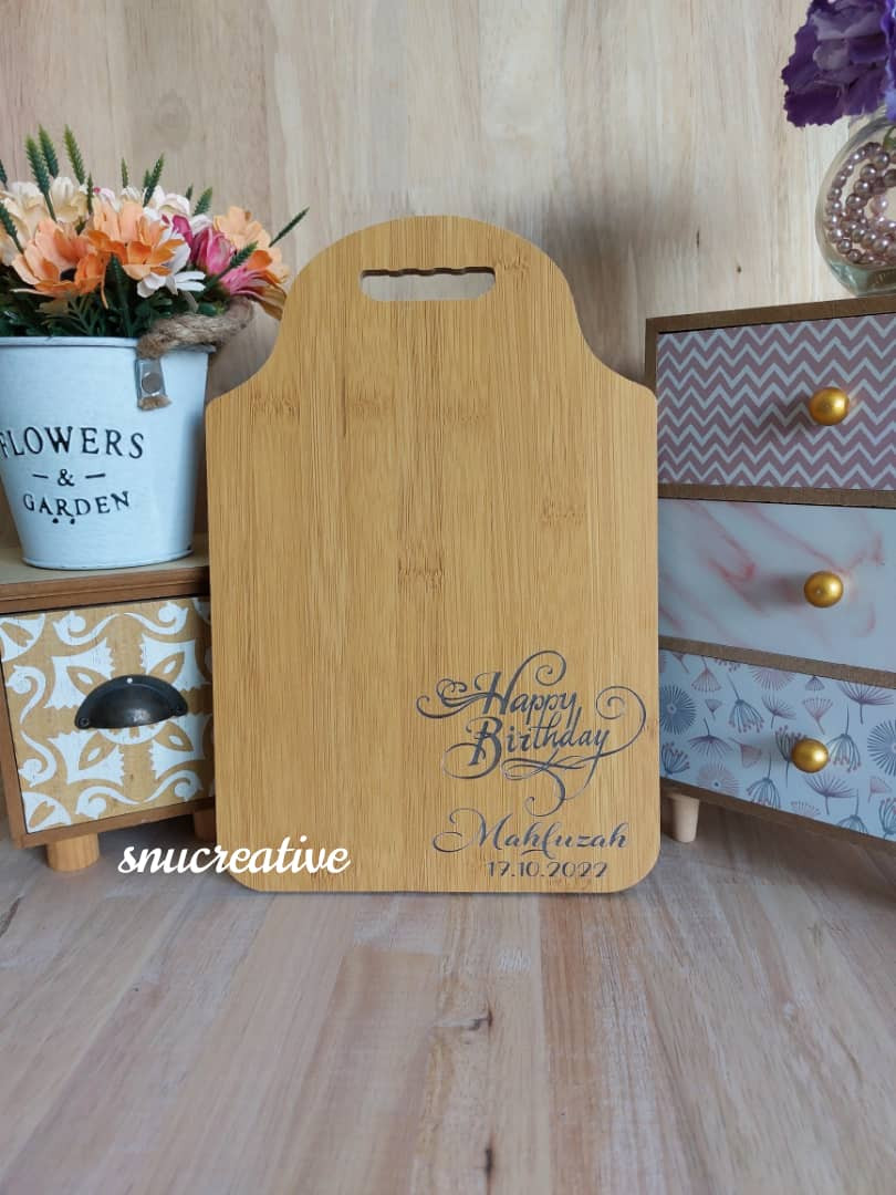 Engrave Custom Name Chopping Board CB2