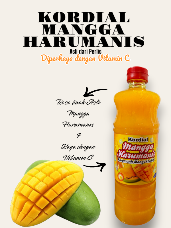 KORDIAL MANGGA HARUMANIS Original Perlis
