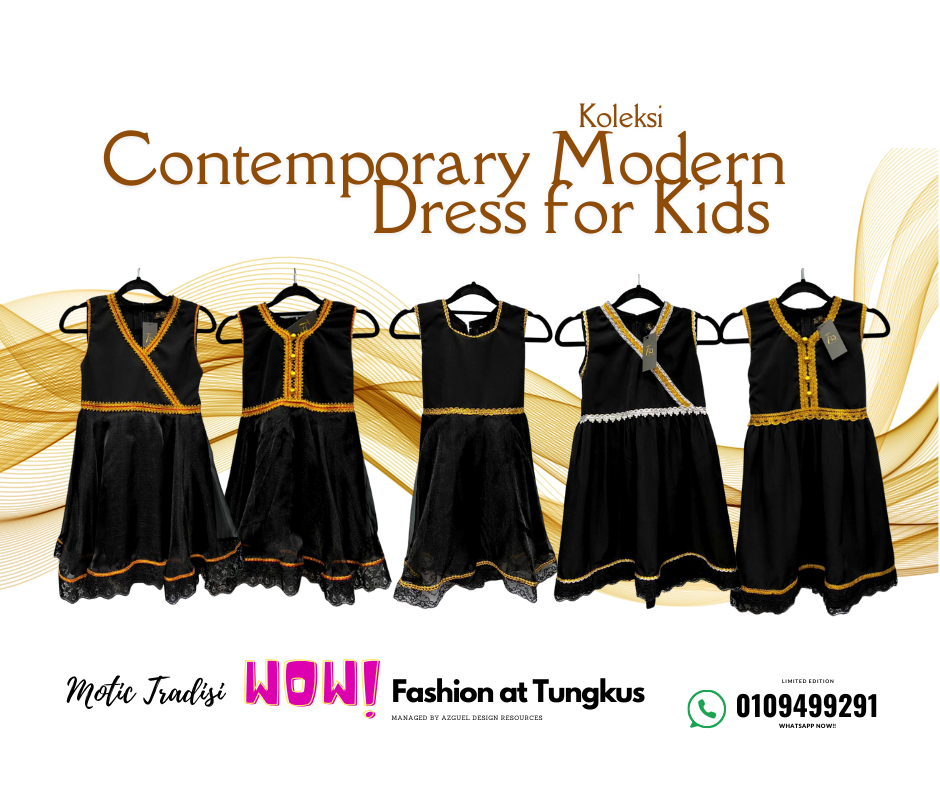 Dress Moden Tradisi Kanak-Kanak
