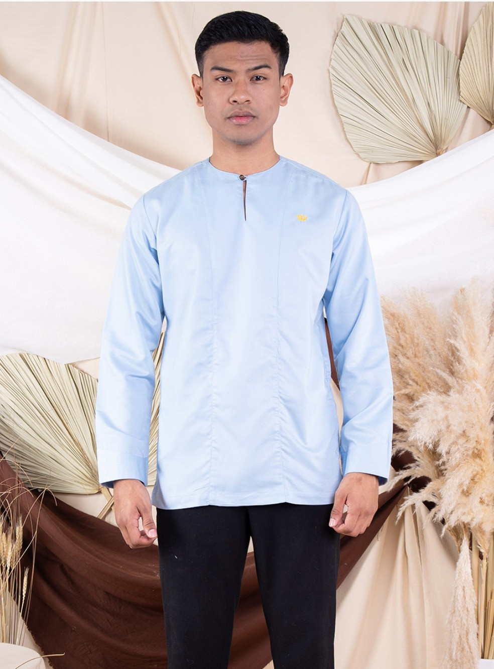 Kurta Tariq in Baby Blue