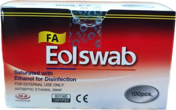 FA EOL Alcohol Swab 100's (Red)