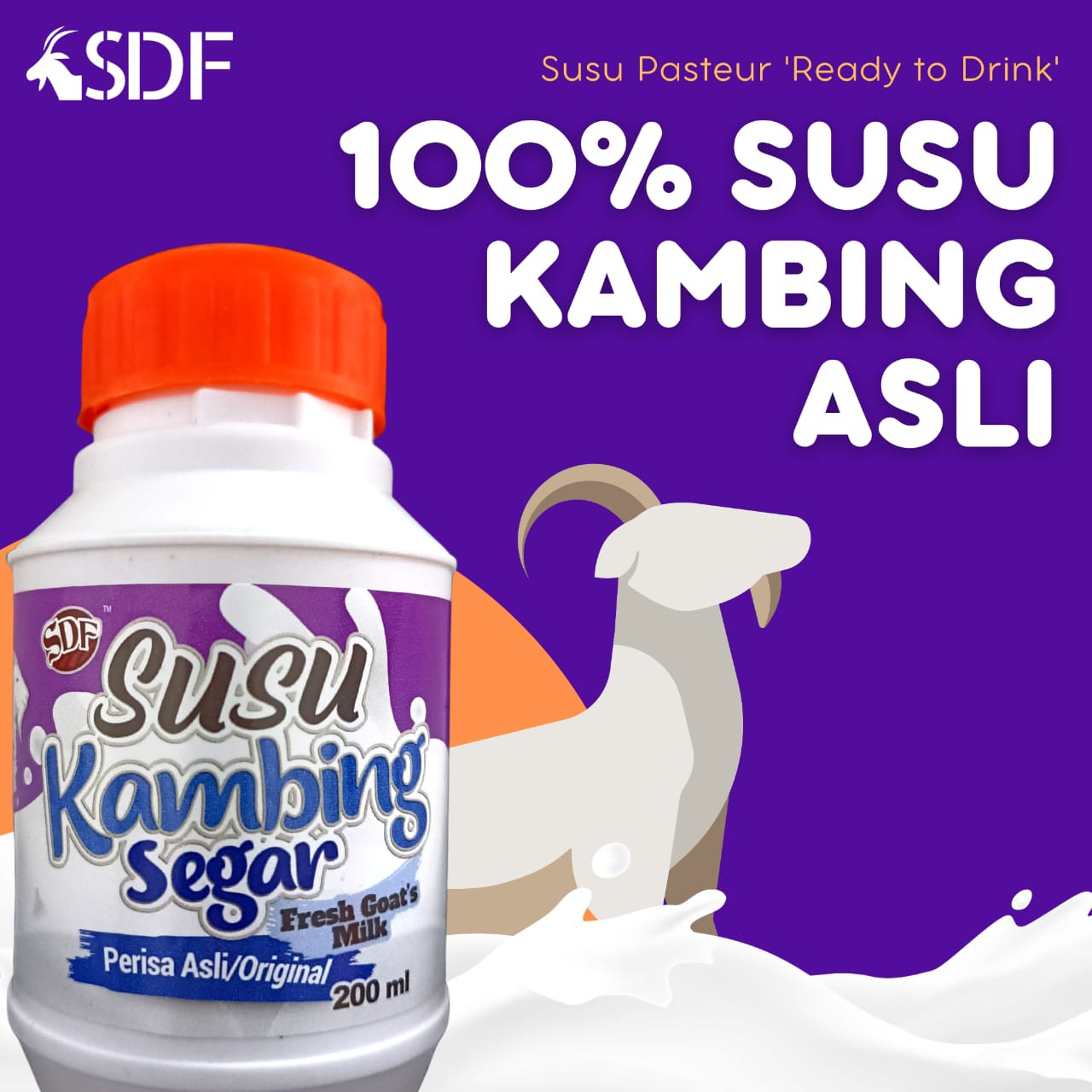 SUSU KAMBING SEGAR ASLI