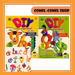 PELANGI PRODUCTION KIDS ART AND CRAFT DIY ALPHABET (A-M) for AGE 3 AND ABOVE