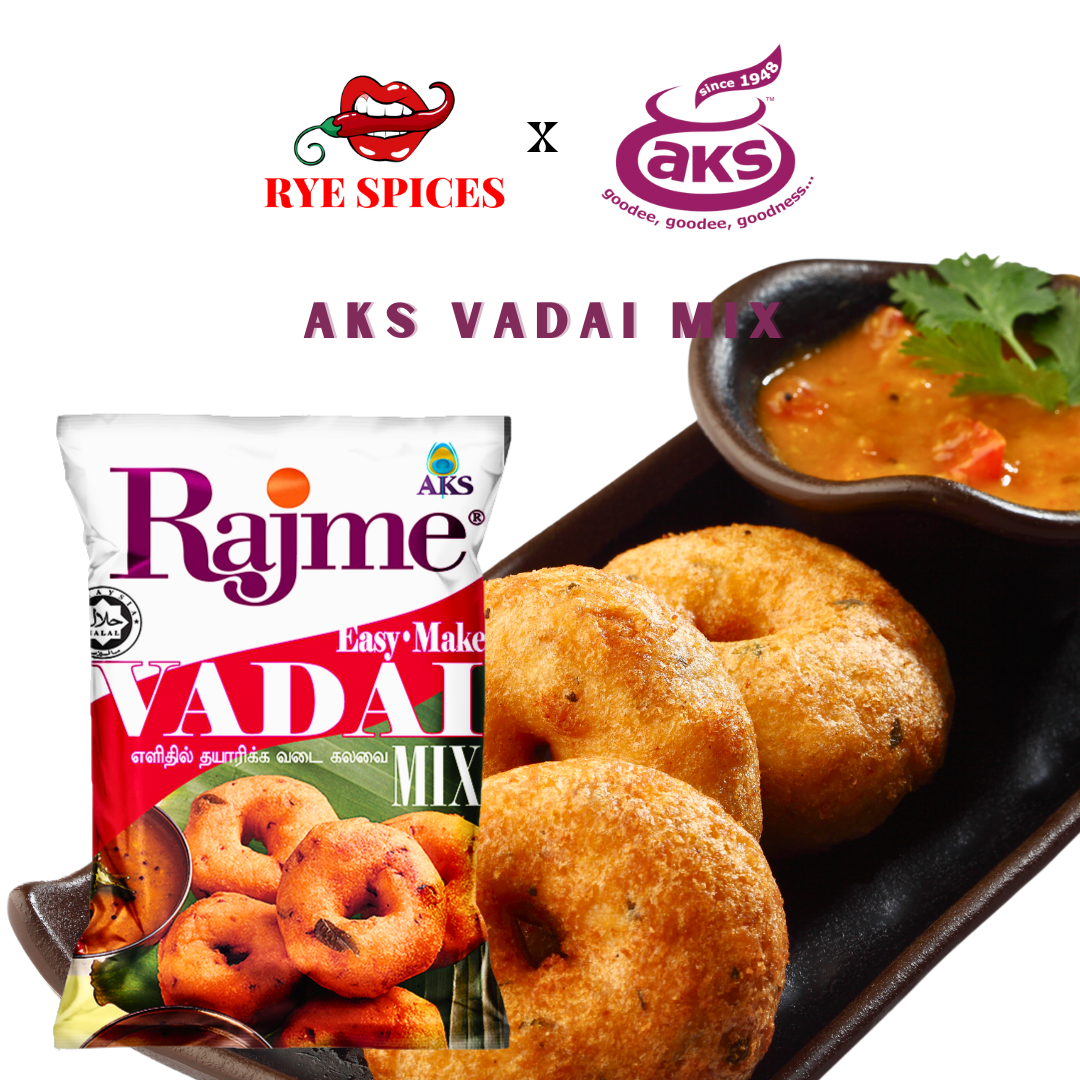 AKS Vadai Mix/AKS Tepung Campuran Vadai 500g Halal Indian Cooking tepung  vadai tepung  vadai instant