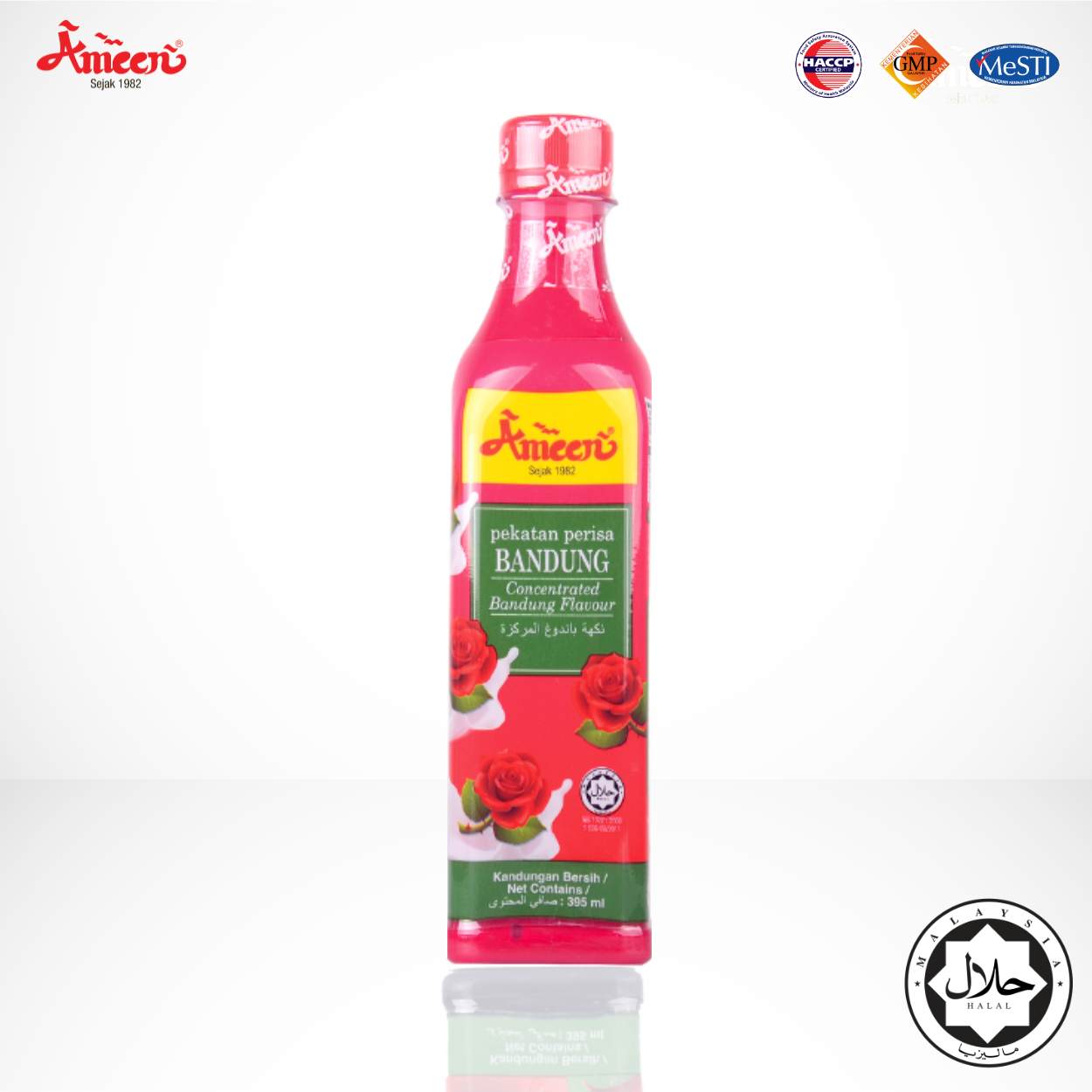 Ameen Pekatan Sirap Bandung Pekat 395ml