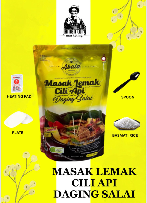 TRAVEL PACK MASAK LEMAK CILI API DAGING SALAI