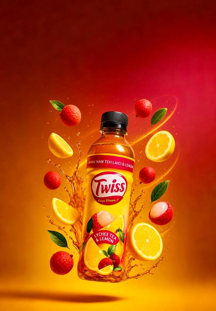 TWISS Lychee & Lemon Tea (350ml)