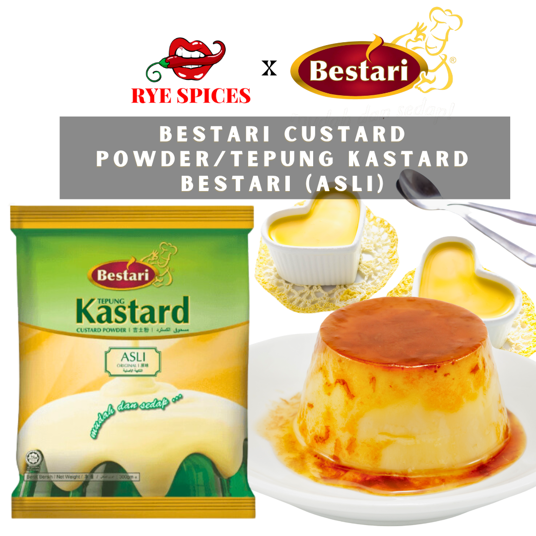 Bestari Custard Powder/Tepung Kastard Bestari 300g Halal