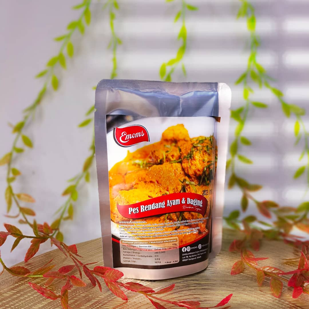 PES RENDANG AYAM DAN DAGING