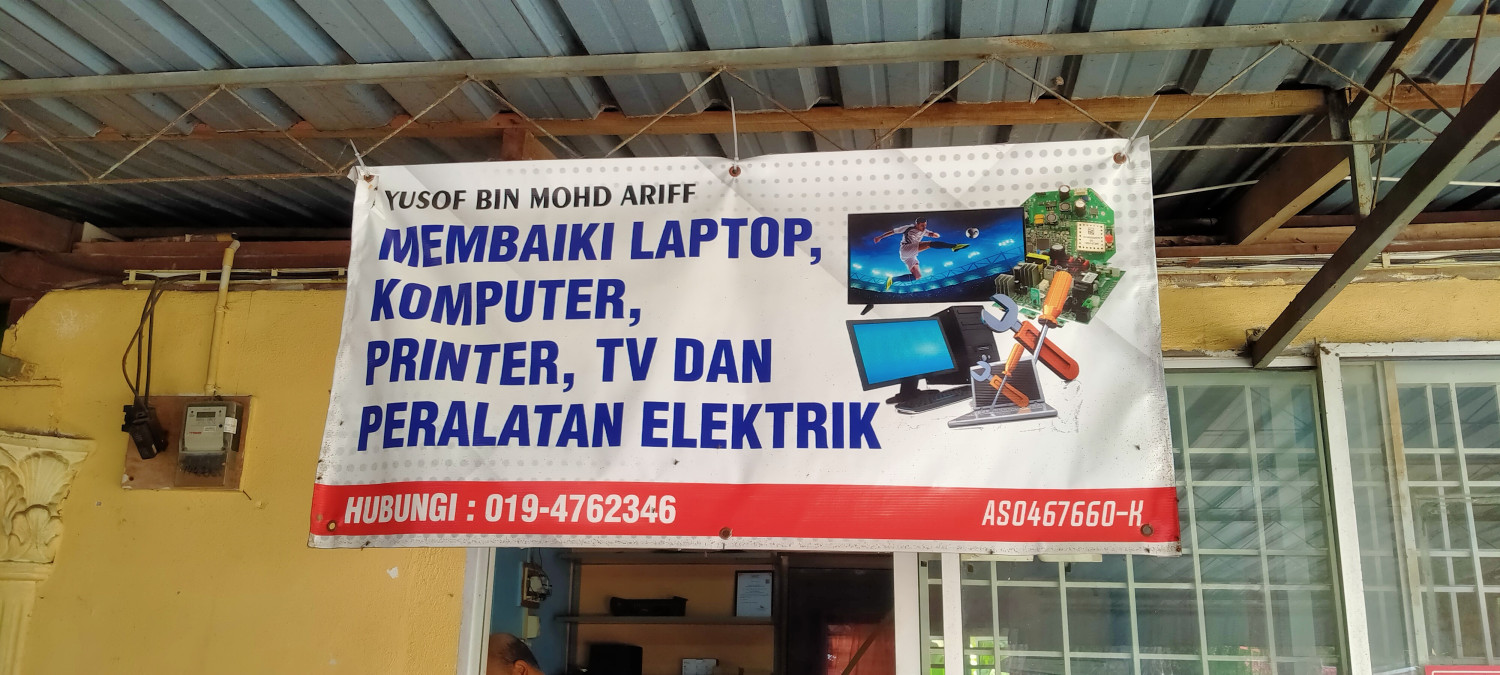 Kedai Membaiki Komputer dan Peralatan Elektrik Yusof