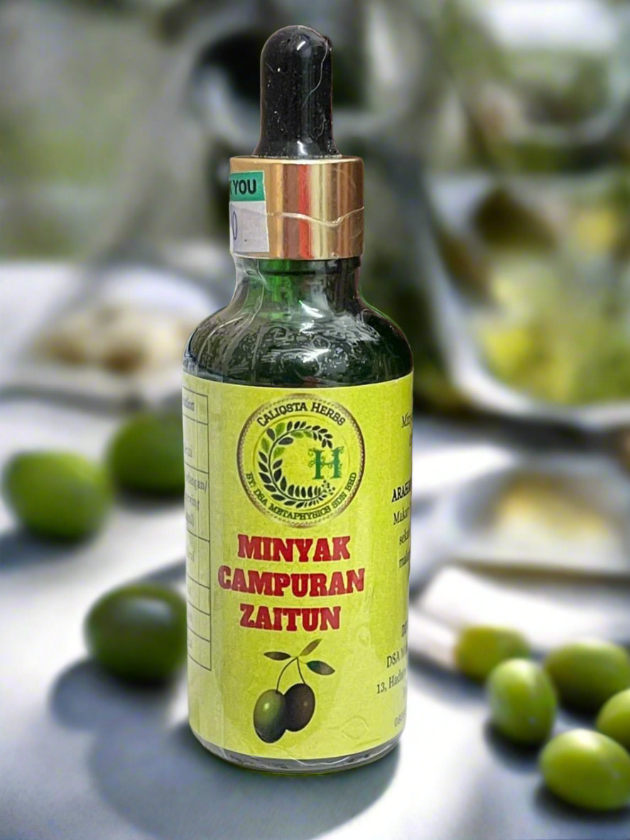 MINYAK CAMPURAN ZAITUN DSA – KEGUNAAN DALAMAN TRADISIONAL
