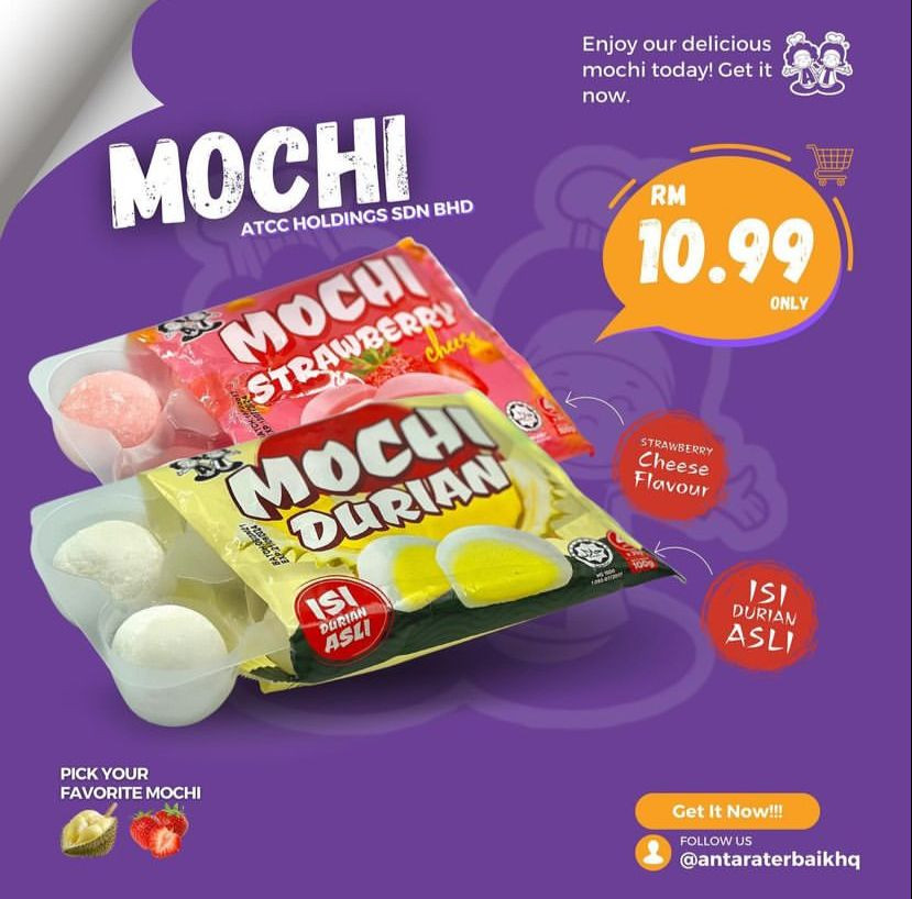 Mochi Strawberry Crepe