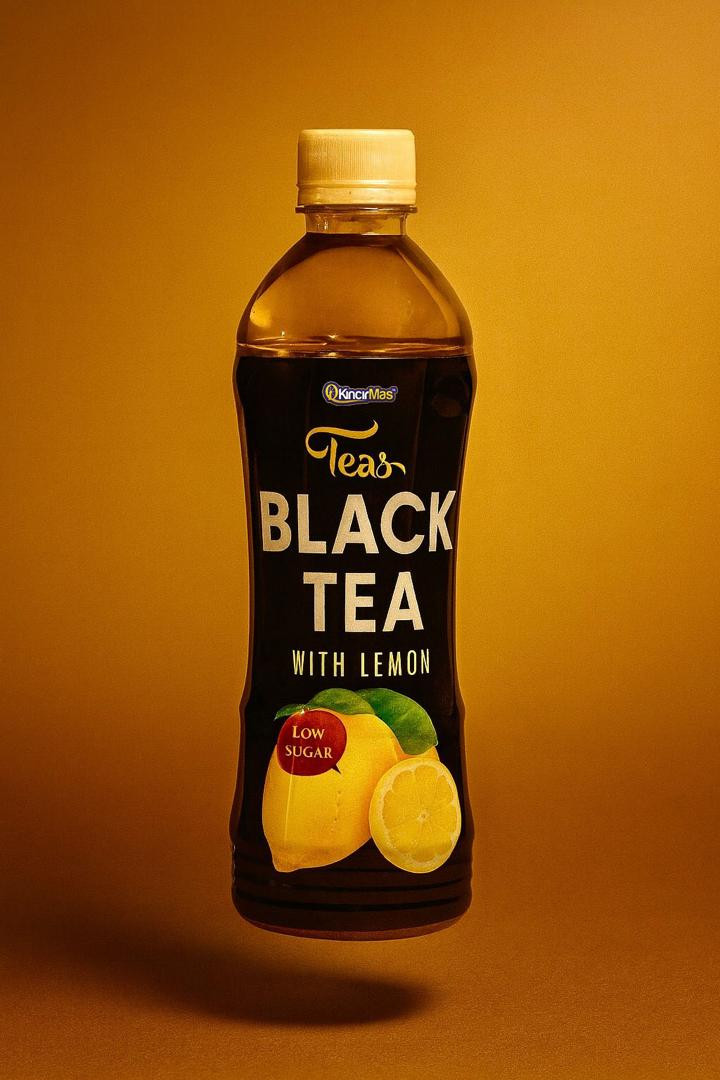 Kincirmas Black Tea with Lemon (550 ml) Low Sugar
