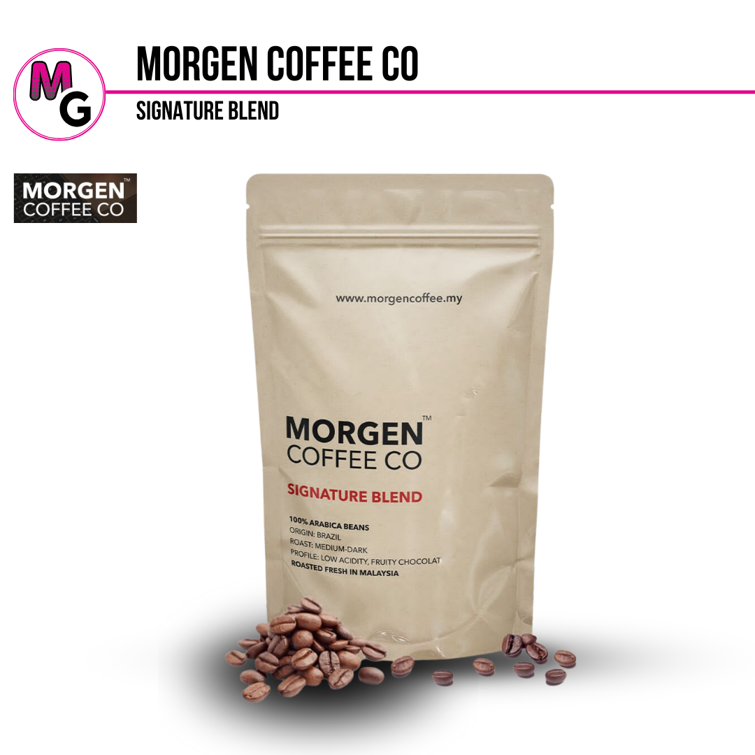 Signature Blend Roasted Arabica Morgen Coffee Co 250gm