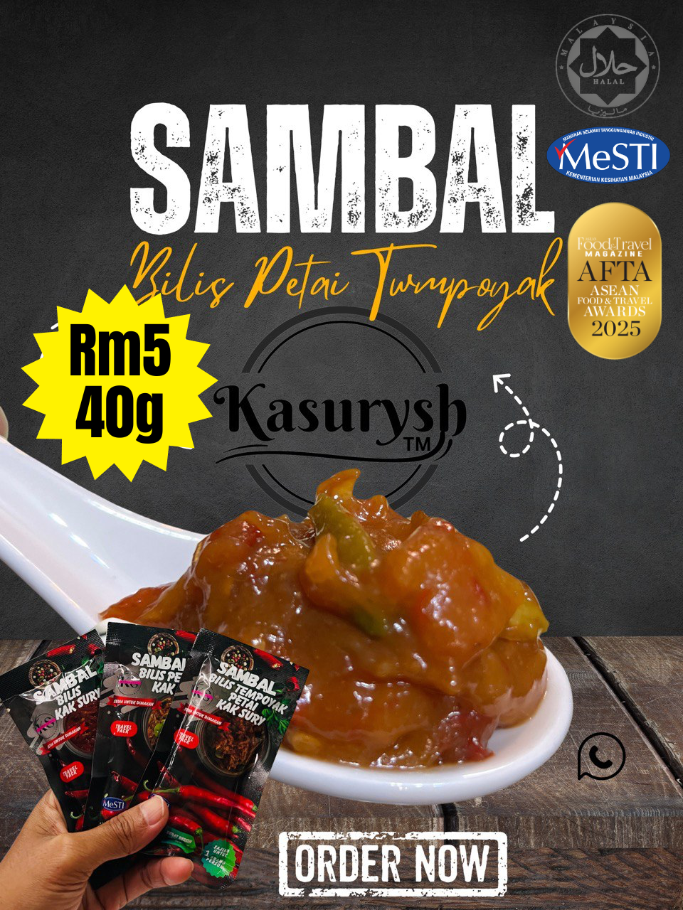 Sambal Bilis petai Tempoyak