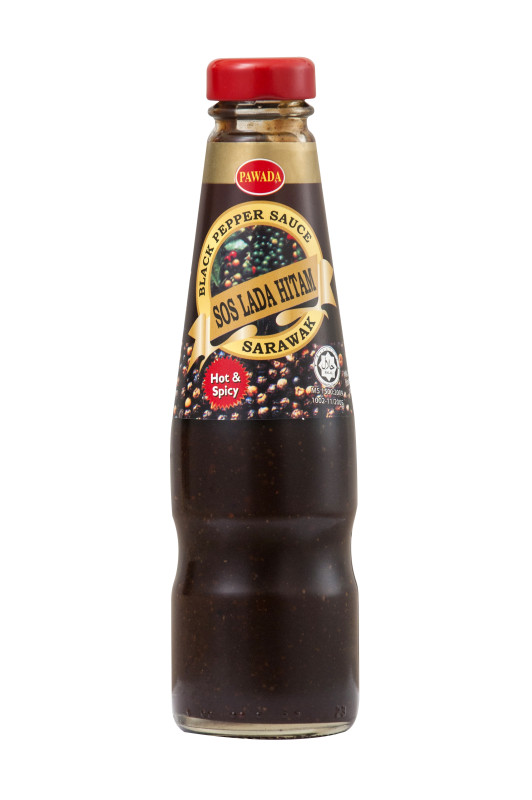 PAWADA BLACK PEPPER SAUCE HOT & SPICY 340G