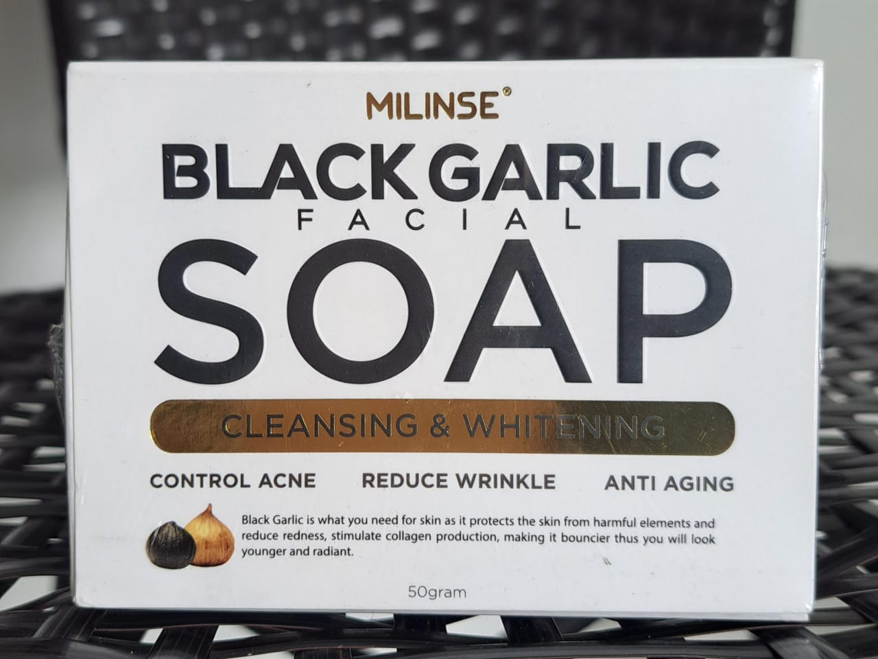 Black Garlic Facial Soap