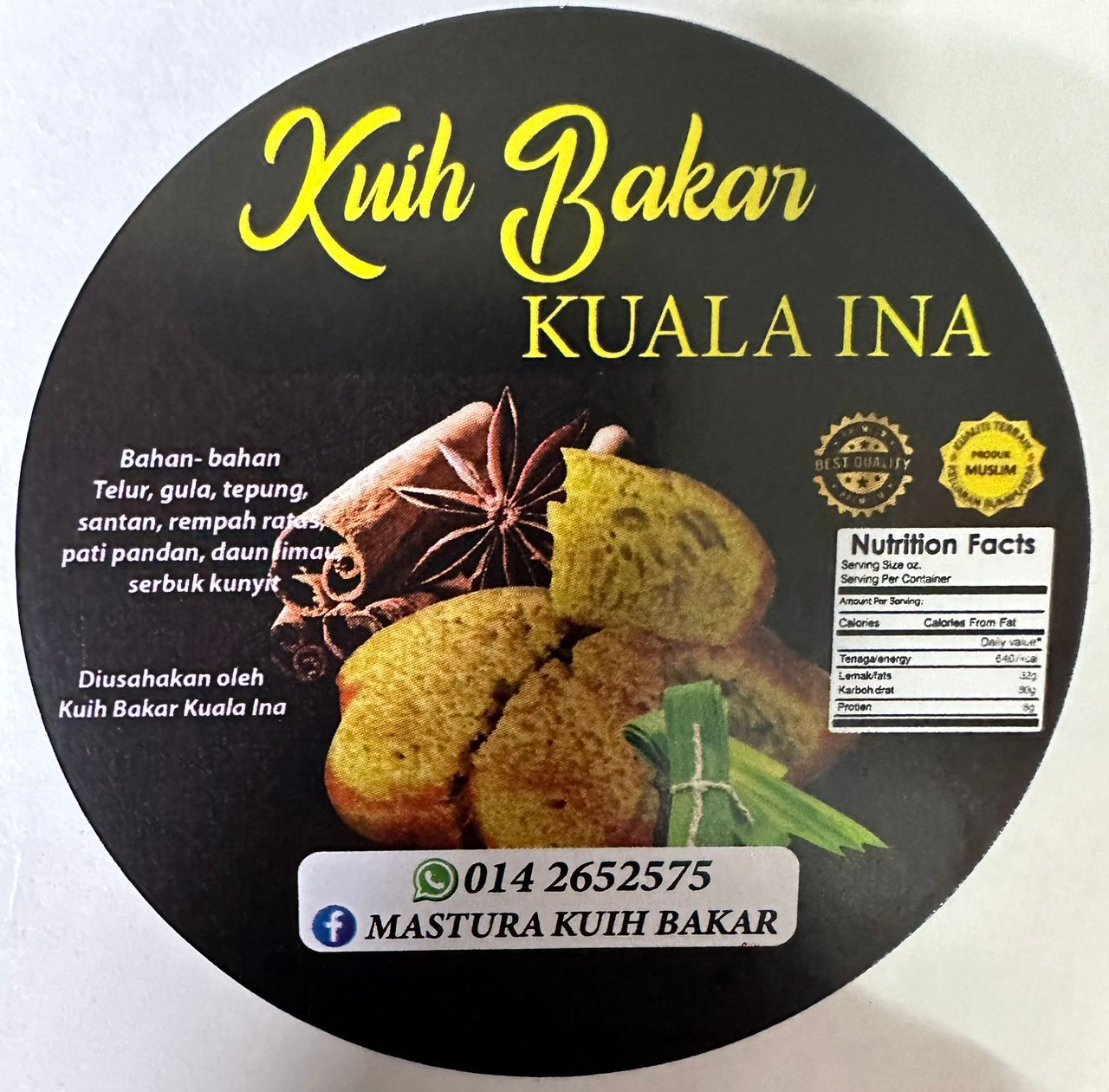 Kuih Bakar Kuala Ina
