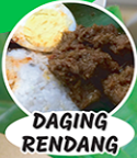 Nasi Lemak Rendang Daging