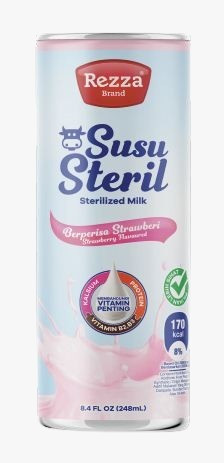 SUSU STERIL PERISA STRAWBERI