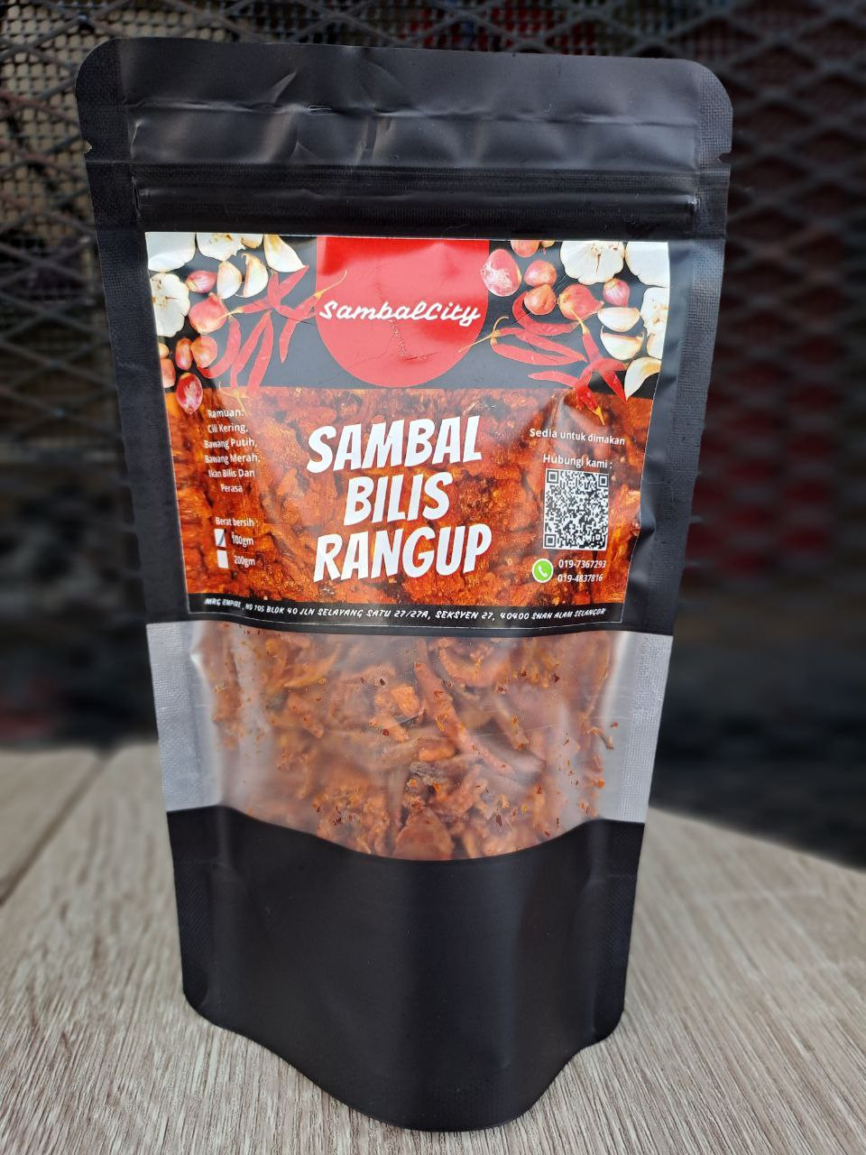 SAMBALCITY 100GM - SAMBAL BILIS RANGUP