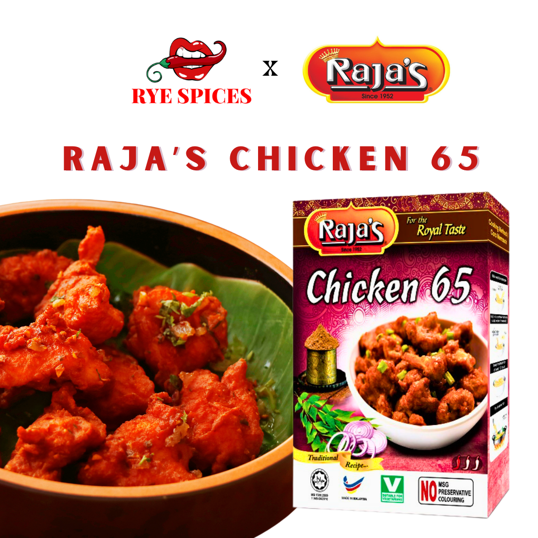 Raja’s Chicken 65 Masala Mix 100g Halal New Stock