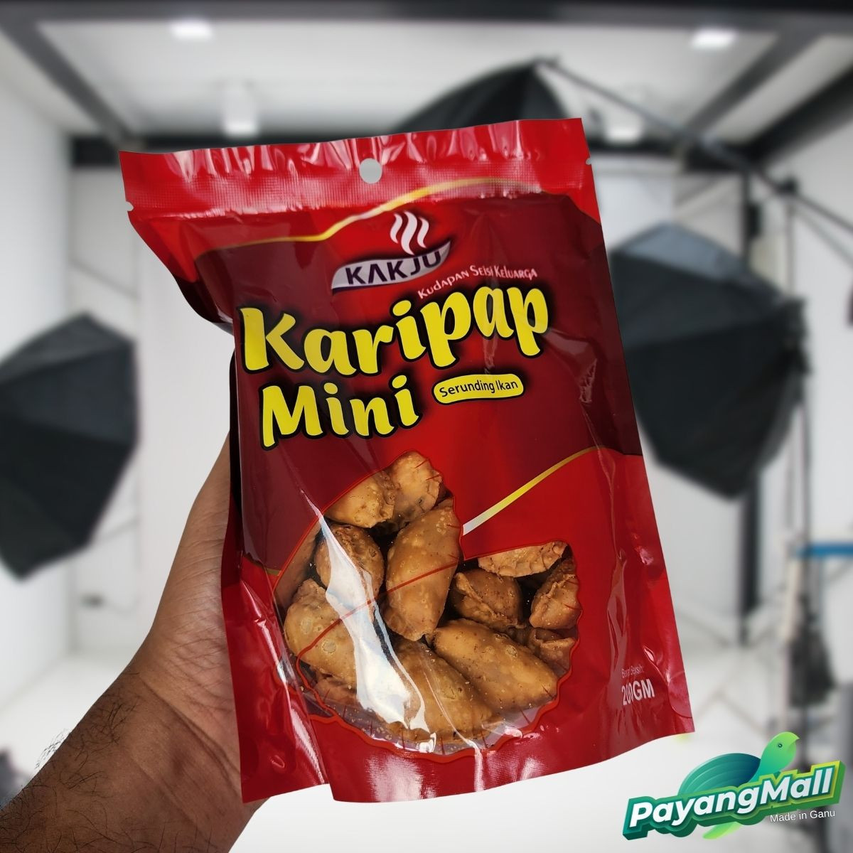 𝗣𝗔𝗬𝗔𝗡𝗚 𝗠𝗔𝗟𝗟 Karipap Mini Serunding Ikan Kak Ju Inti Padat Asli