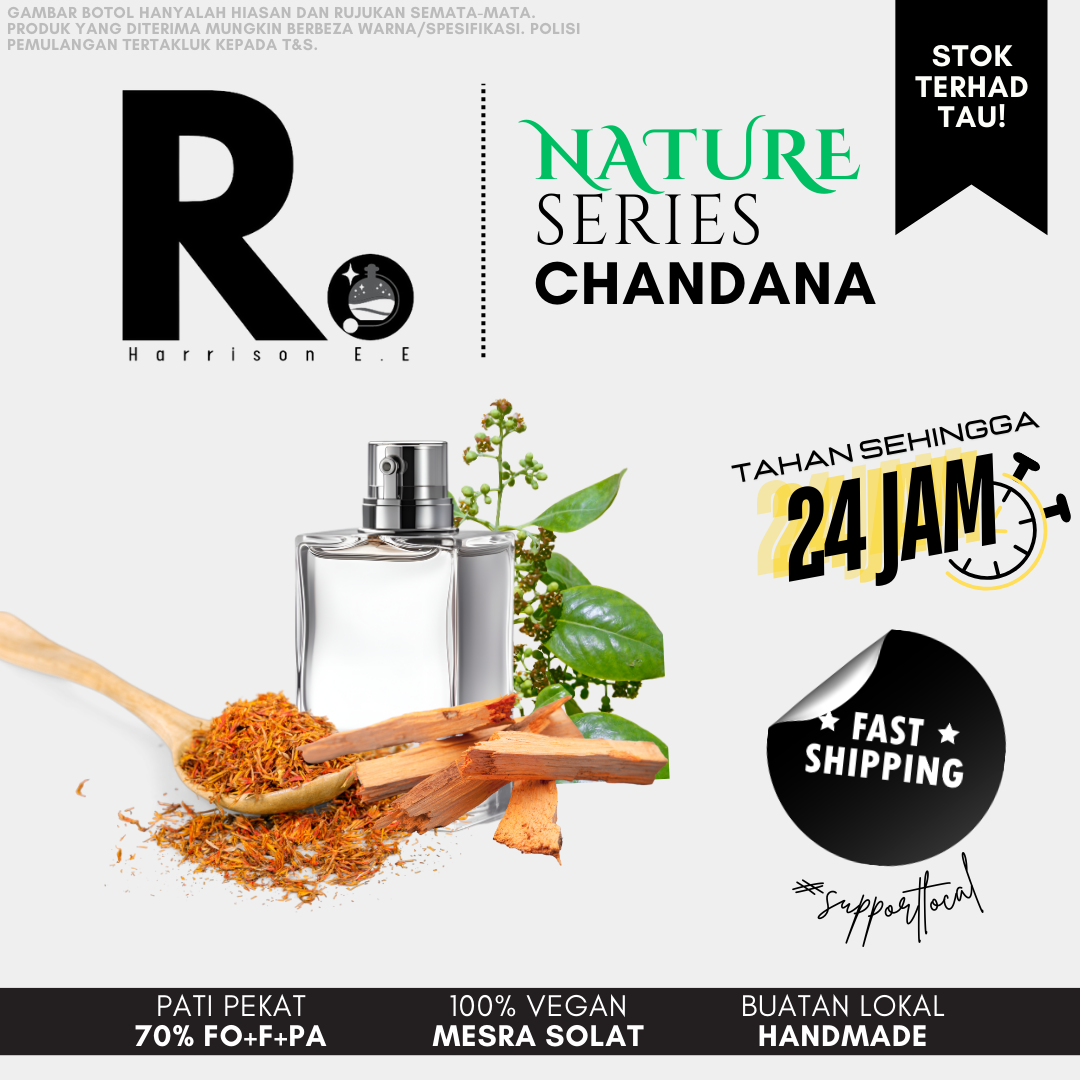 Harrison - Chandana 30ML Long Lasting Perfume Tahan Lama