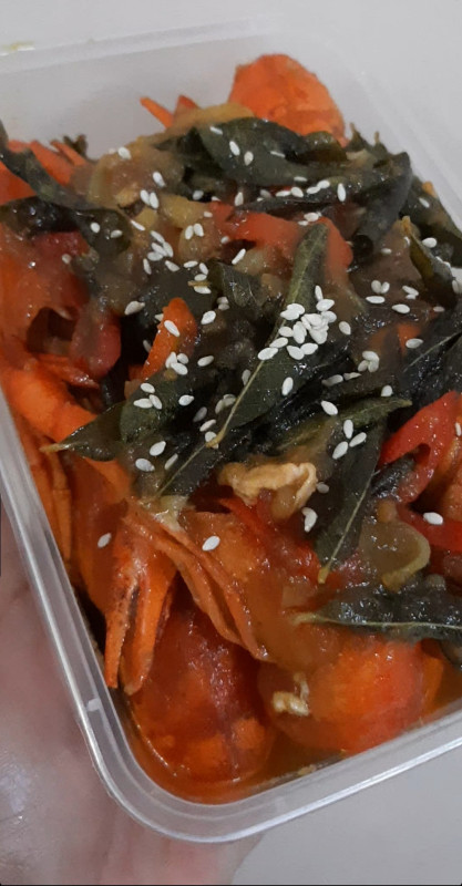 Udang Kara Salted Egg