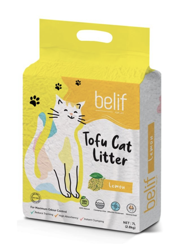 Belif Tofu Cat Litter Lemon 7l