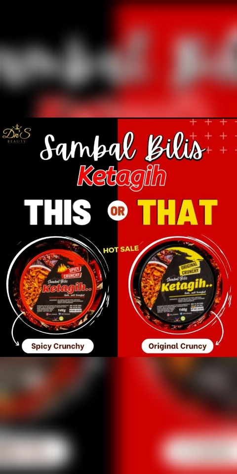 Sambal Bilis Garing Ketagih
