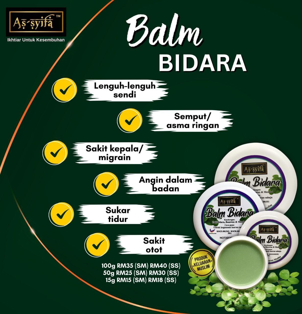 Balm Bidara As-syifa