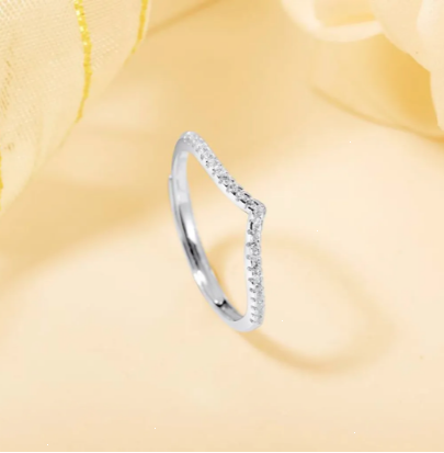 S925 Pointy Adjustable Ring