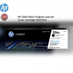 HP 206A Original Laserjet Toner Cartridge W2110A (BLACK)/ W2111A(CYAN)/ W2112A (YELLOW)/ W2113A(MAGENTA)