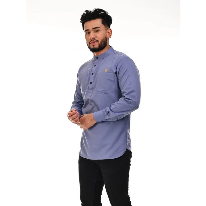Primavalet Kurta Samer Slimfit - Purple Grey