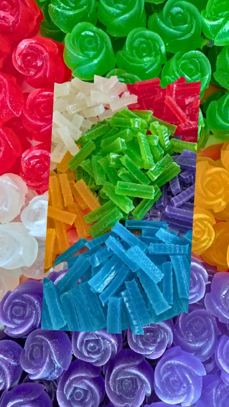 agar agar kering perisa buah