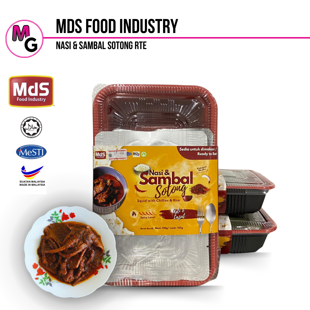 Set Nasi & Sambal Sotong Ready to Eat MDS