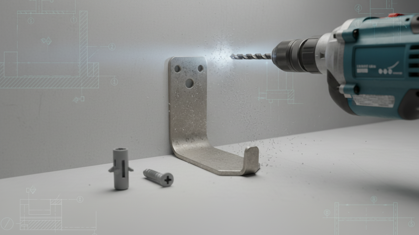 Hook relocation Installation complete with 1-plug & Drill work