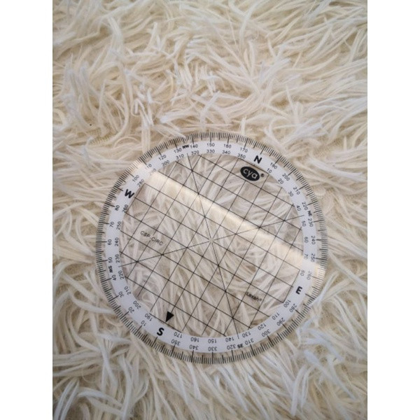 Protractor Plotter For Pilot & Cadet Pilot