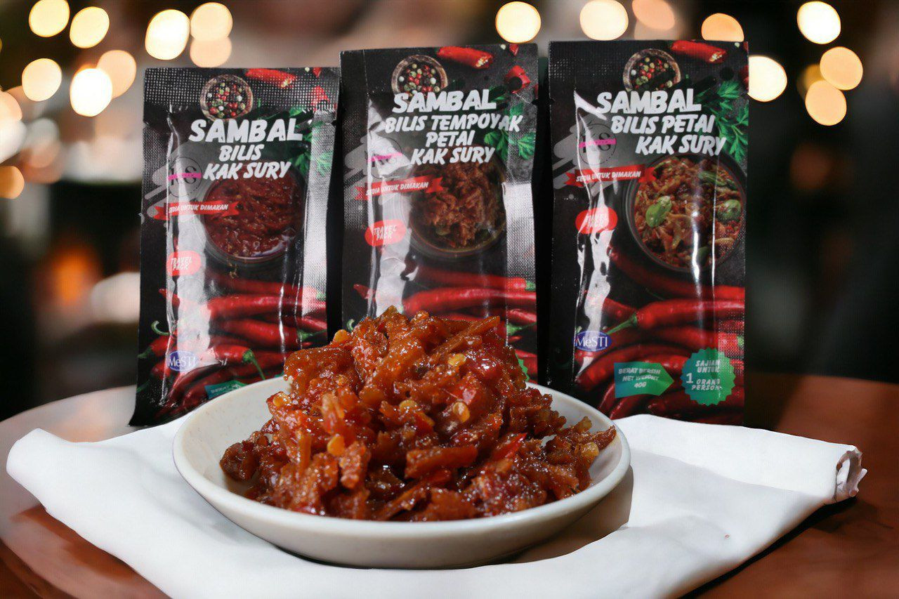 Kombo Sambal Bilis (Bilis, Petai, Tempoyak) Kak Sury