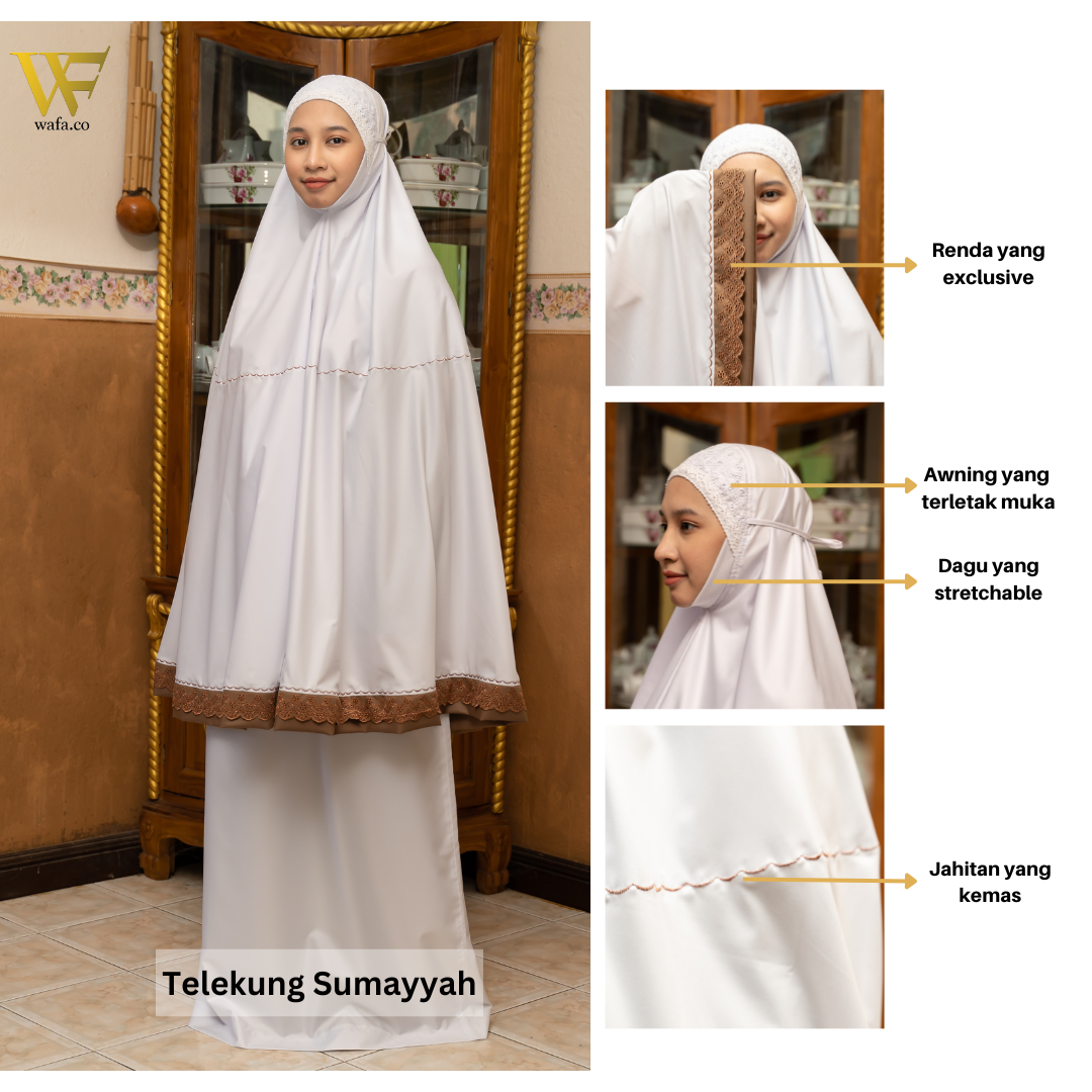 Telekung Sumayyah by Wafa Collection