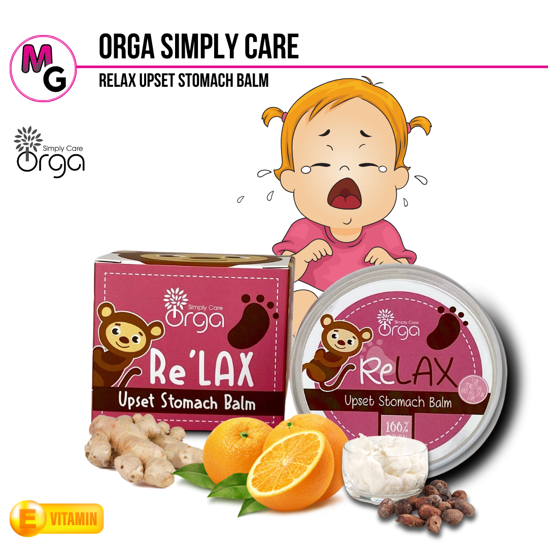 Relax Upset Stomach Baby Balm Orga Simply Care